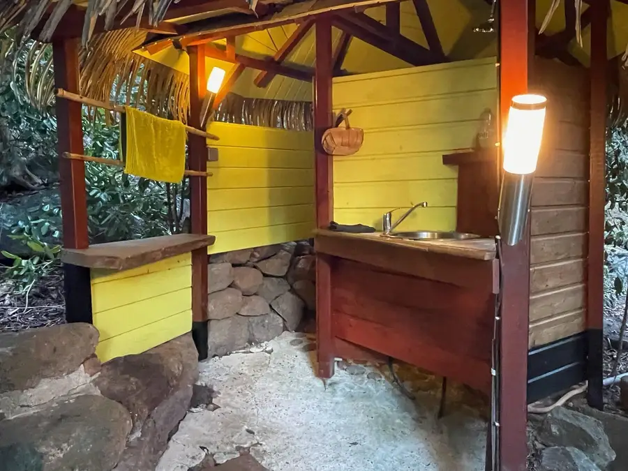 Hutte Karaïb : intérieur